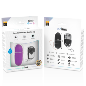 Online-Ou Vibrant L cu Control de la Distanță, Violet-ABS, 10 - imagine 5