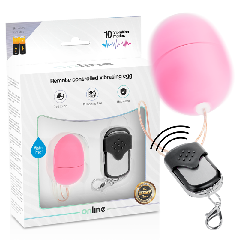 Online-Ou Vibrator cu Telecomandă S Roz-ABS, 10 Trepte 5 img 124767 bd4c076a1cfd3e341a2474f0e6ecd289 1