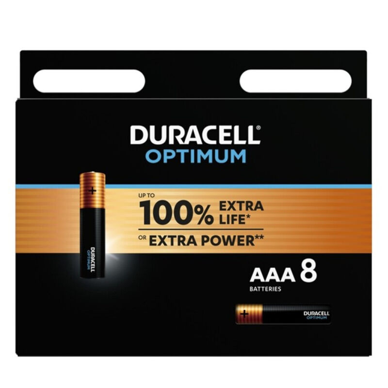 Duracell-Optimum Baterii Alcaline Aaa LR03 8 Unități 1 img 124812 73bd6ef18680ad1a9ddc231a94d64cbe 1