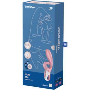 Satisfyer Hug Me Rabbit Vibrator App-Pink, Roz-Silicon 7 Satisfyer Hug Me Rabbit Vibrator App-Pink, Roz-Silicon - imagine 3