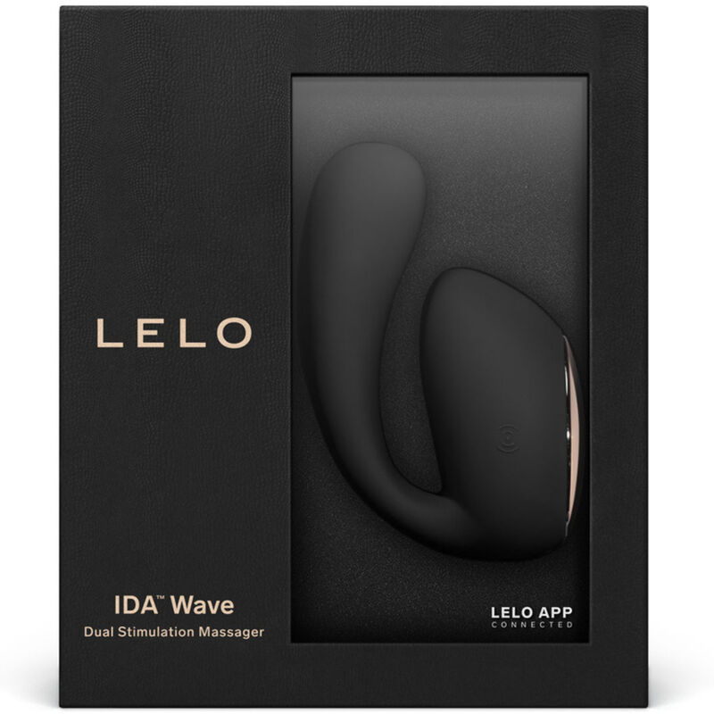 Lelo-Ida Wave Massager pentru Cuplu, Negru-Silicon, 10 Trepte, App · Vibratoare (imaginea 4)