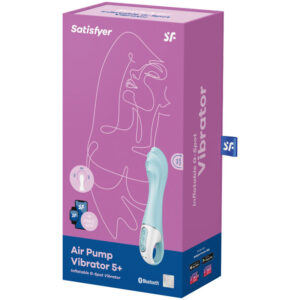 Satisfyer Connect-Air Pump Vibrator 5 Connect App Blue-Silicon 8 Satisfyer Connect-Air Pump Vibrator 5 Connect App Blue-Silicon - imagine 4