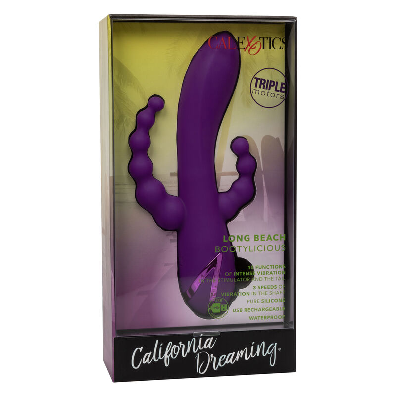 Calexotics-Long Beach Bootylicious Purple Vibrator Triplu 2 img 127390 3d84db317f58a03c32f544e2f0c7ed35 1