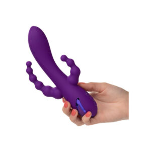 Calexotics-Long Beach Bootylicious Purple Vibrator Triplu 10 Calexotics-Long Beach Bootylicious Purple Vibrator Triplu - imagine 3