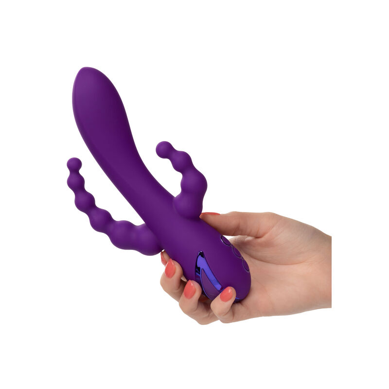 Calexotics-Long Beach Bootylicious Purple Vibrator Triplu 3 img 127391 baf0f5903bf2dbaf6b9fba3bc561853c 1