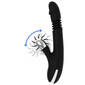 Black&silver-Bunny Reed Up & Down Vibe-Silicon, 7 Trepte 16 Black&silver-Bunny Reed Up & Down Vibe-Silicon, 7 Trepte - imagine 7