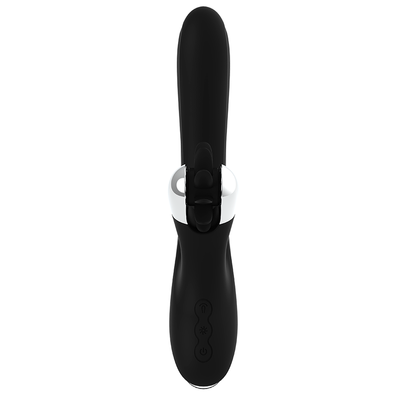 Black&silver-Bunny Johnny Vibrating Vibe-Silicon, 7 Trepte — BLACK&SILVER · Vibratoare (imaginea 7)
