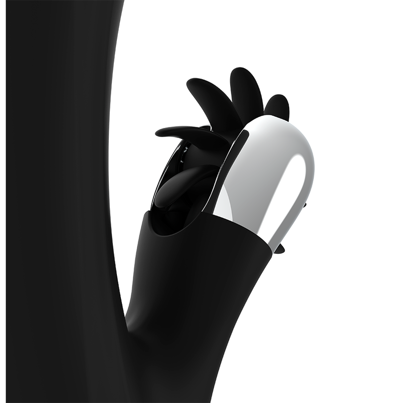 Black&silver-Bunny Johnny Vibrating Vibe-Silicon, 7 Trepte — BLACK&SILVER · Vibratoare (imaginea 5)