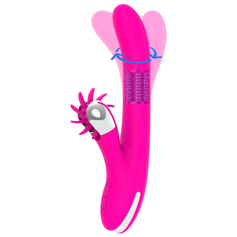 Diversia-Bunny Rotation 24 cm-Silicon, 7 Trepte, Reincarcabil, USB 2 img 129397 e7933cbde14690c4d647f178a24c220a 1