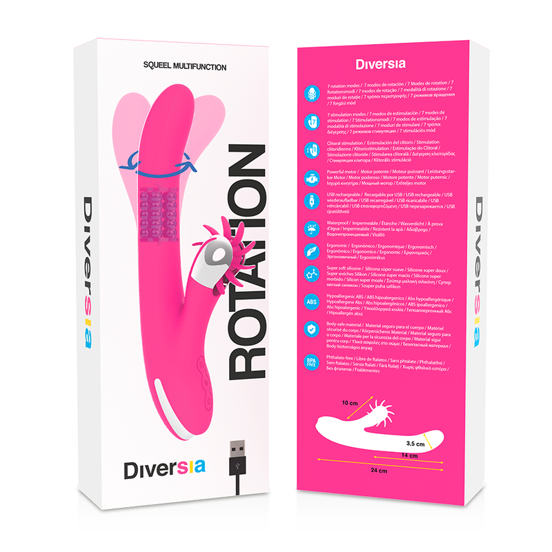 Diversia-Bunny Rotation 24 cm-Silicon, 7 Trepte, Reincarcabil, USB 9 img 129401 bfac84eb2b89d77562324fdf3f61f576 1