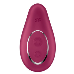 Satisfyer-Dipping Delight Vibrator Lay-on, Roșu-Silicon, 12 Trepte 8 Satisfyer-Dipping Delight Vibrator Lay-on, Roșu-Silicon, 12 Trepte - imagine 4