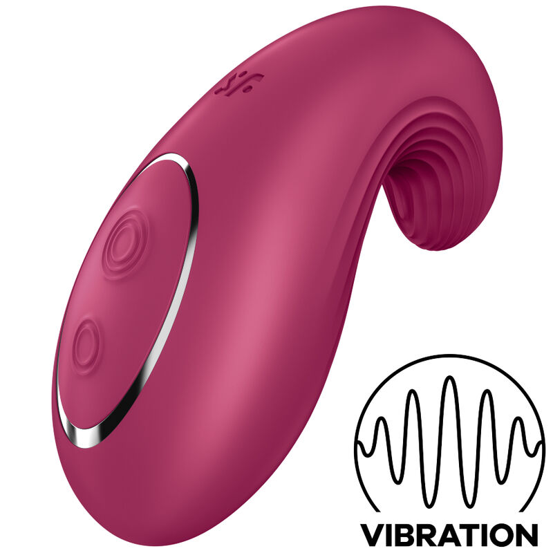 Satisfyer-Dipping Delight Vibrator Lay-on, Roșu-Silicon, 12 Trepte 1 img 129460 7310bd9b9f5c72d3b63283dce7e30a85 1