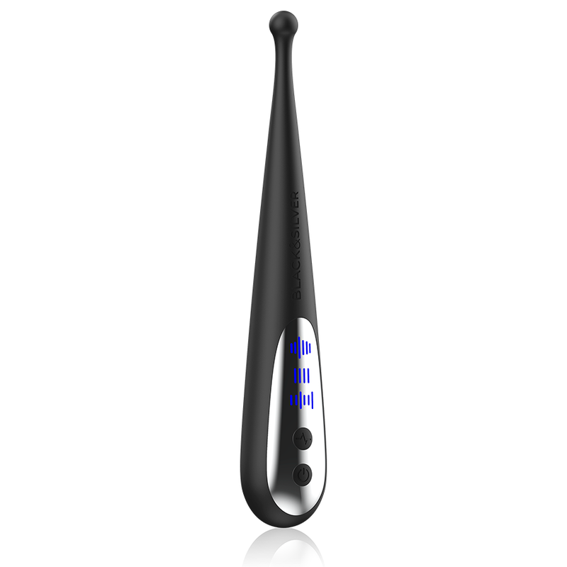 Black&silver-Kenneth Stimulating Vibe-Silicon, 10 Trepte — BLACK&SILVER · Vibratoare (imaginea 4)