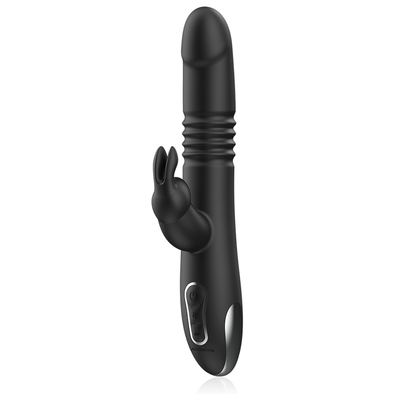 Black&silver-Kenji Up & Down Rabbit Vibrator + Telecomandă 4 img 129501 b5b34b5cb4d9e1aaf378fef963463d0f 1
