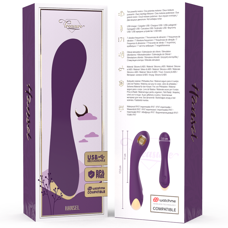 Treasure - Hansel Vibrator G-spot + Telecomandă Watchme 2 img 129767 c9786303e777c55d208c76e33f8a0e93 1