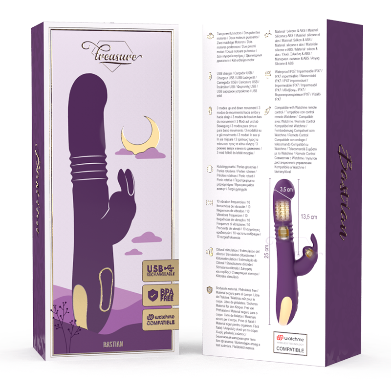Treasure - Bastian Rabbit Up & Down Rotator & Vibrator + Watchme Remote Control 5 img 129773 1be25ef3a6c60aaf61626f553516da2d 1