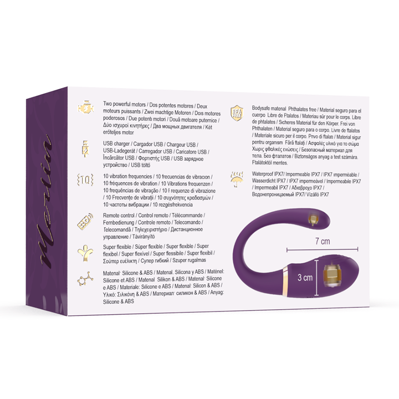 Treasure - Merlin Vibrator Dublu pentru Cuplu, Telecomandă 8 img 129779 252fbf0bc80bf7dfbbfa449889c820ef 1