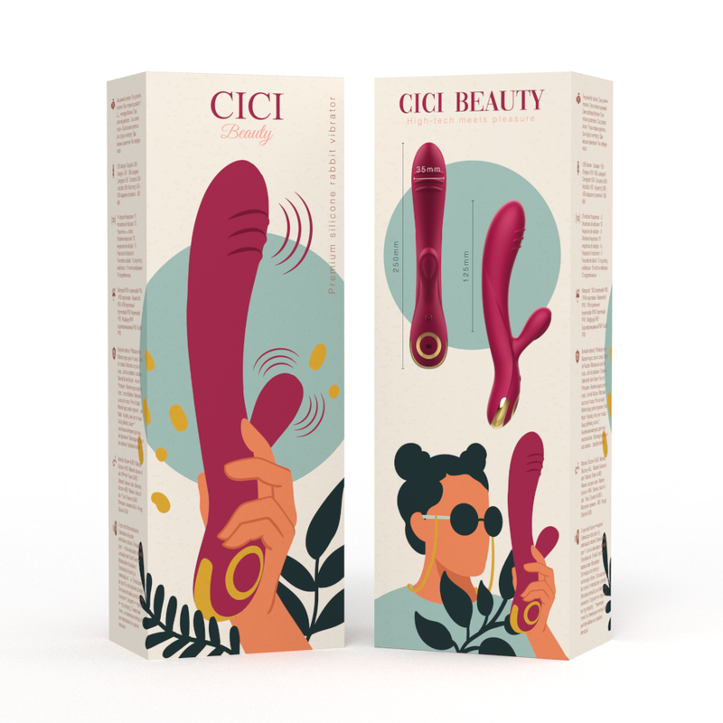 Cici Beauty-Premium Rabbit Vibrator din Silicon-10 Trepte · Vibratoare (imaginea 6)