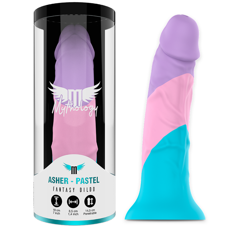 Mythology Fantasy Dildo-Asher Pastel Dildo M-Silicon, Reincarcabil 1 img 129993 9c28b4b1c0f7b09213f021fab7319ed2 1