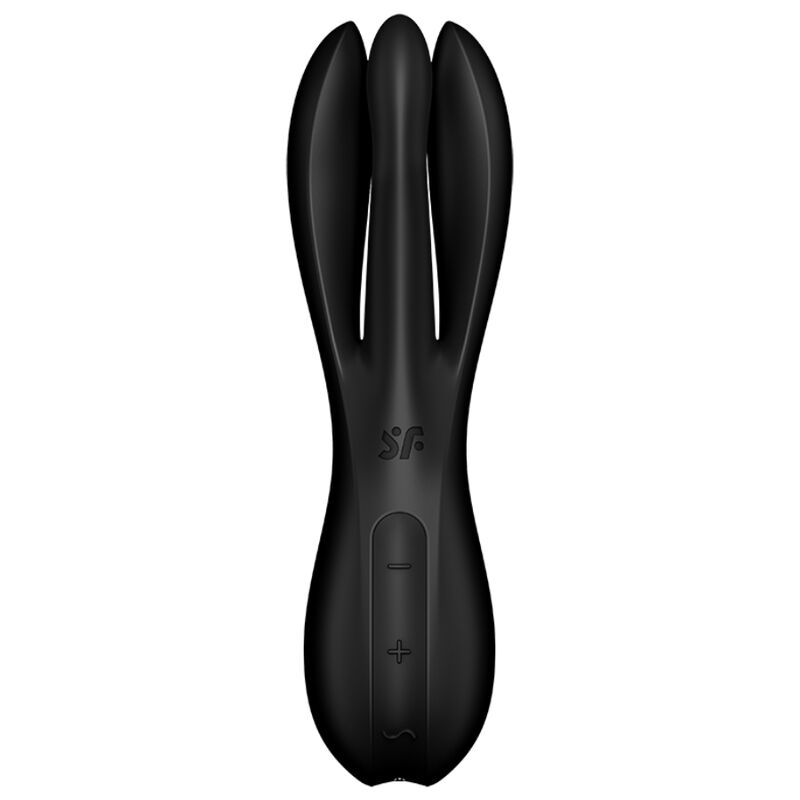 Satisfyer-Threesome 2 Vibrator, Lila/Negru-Silicon, 12 Trepte 3 Satisfyer-Threesome 2 Vibrator, Lila/Negru-Silicon, 12 Trepte · Vibratoare (imaginea 3)