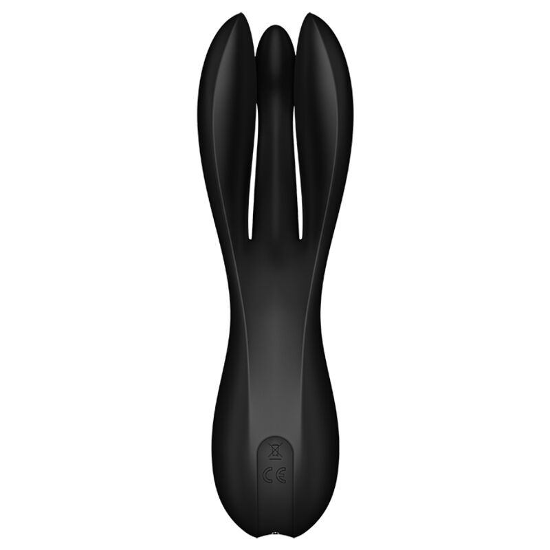 Satisfyer-Threesome 2 Vibrator, Lila/Negru-Silicon, 12 Trepte 1 Satisfyer-Threesome 2 Vibrator, Lila/Negru-Silicon, 12 Trepte · Vibratoare