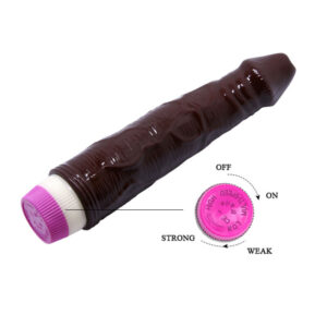Baile Vibrators-Valuri de Plăcere Vibrator 23 Cm Maro-PVC, Rotatie - imagine 3