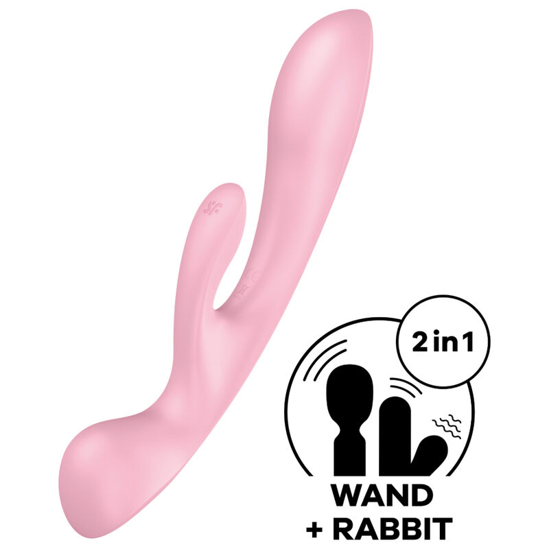 Satisfyer-Triple Oh Vibrație Hibridă, Roz-12 Trepte, USB 1 img 133074 2d2adaa33cd349f3f6072d4636e75dd7 1