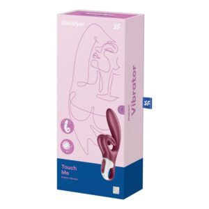 Satisfyer Vibrator-Touch Me Rabbit Vibrator Roșu-Silicon, 10 · Vibratoare (imaginea 4)