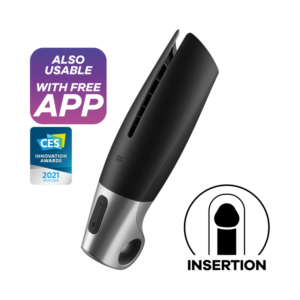 Satisfyer Men-Power Masturbator Negru-Reincarcabil, App, USB 7 Satisfyer Men-Power Masturbator Negru-Reincarcabil, App, USB - imagine 1