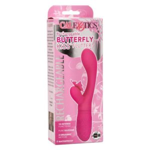 Calexotics-Butterfly Kiss Flutter Roz-10 Trepte, Reincarcabil, USB - imagine 6