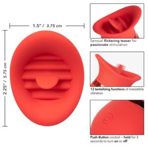 Calexotics-French Kiss Sweet Talker-Silicon, 12 Trepte - imagine 8