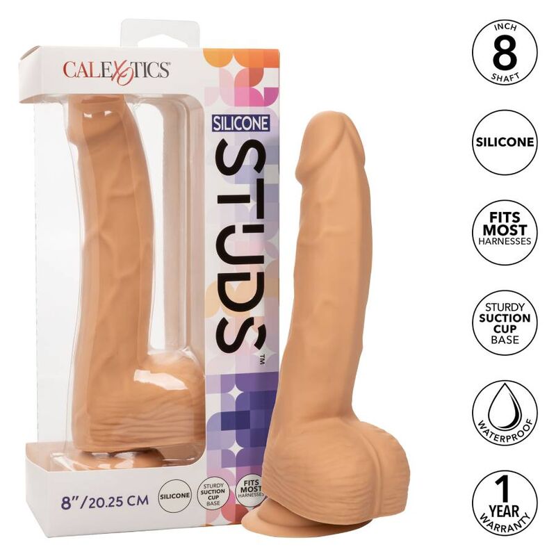 Calexotics-Silicone Studs 20.32 cm Skin-Ventuza 2 img 134034 6635843ddef1228b54be8102a9e447b9 1