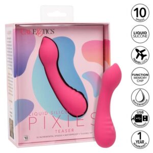 Calexotics-Pixies Teaser Roz, Masajer Dublu din Silicon Lichid - imagine 11