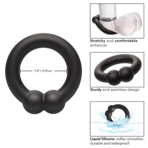 Calexotics-Alpha Muscle Ring Negru-Silicon, Waterproof 16 Calexotics-Alpha Muscle Ring Negru-Silicon, Waterproof - imagine 8