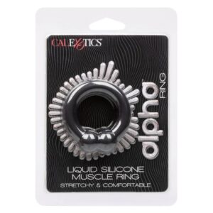 Calexotics-Alpha Muscle Ring Negru-Silicon, Waterproof 13 Calexotics-Alpha Muscle Ring Negru-Silicon, Waterproof - imagine 5