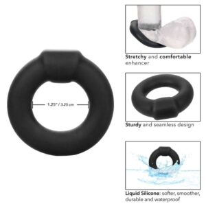 Calexotics-Alpha Optimum Inel Negru-Silicon, Waterproof - imagine 7