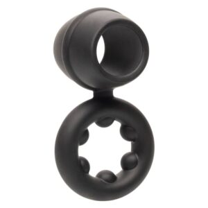 Calexotics-Alpha Dual Magnum Ring Negru-Silicon, Waterproof - imagine 3