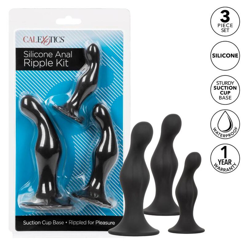 Calexotics-Kit Ondulații Anale-Silicon, Ventuza 2 Calexotics-Kit Ondulații Anale-Silicon, Ventuza (imaginea 2)
