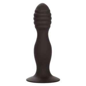 Calexotics-Plug Anal cu Striații-Silicon, Ventuza 11 Calexotics-Plug Anal cu Striații-Silicon, Ventuza - imagine 3
