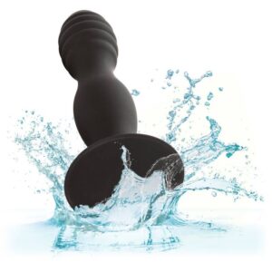 Calexotics-Plug Anal cu Striații-Silicon, Ventuza 16 Calexotics-Plug Anal cu Striații-Silicon, Ventuza - imagine 8