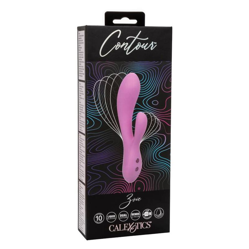 Calexotics-Contour Zoie Pink-Silicon, 10 Trepte, Reincarcabil, USB 2 img 134299 6287a30de958b976bc50eda980e54d18 1