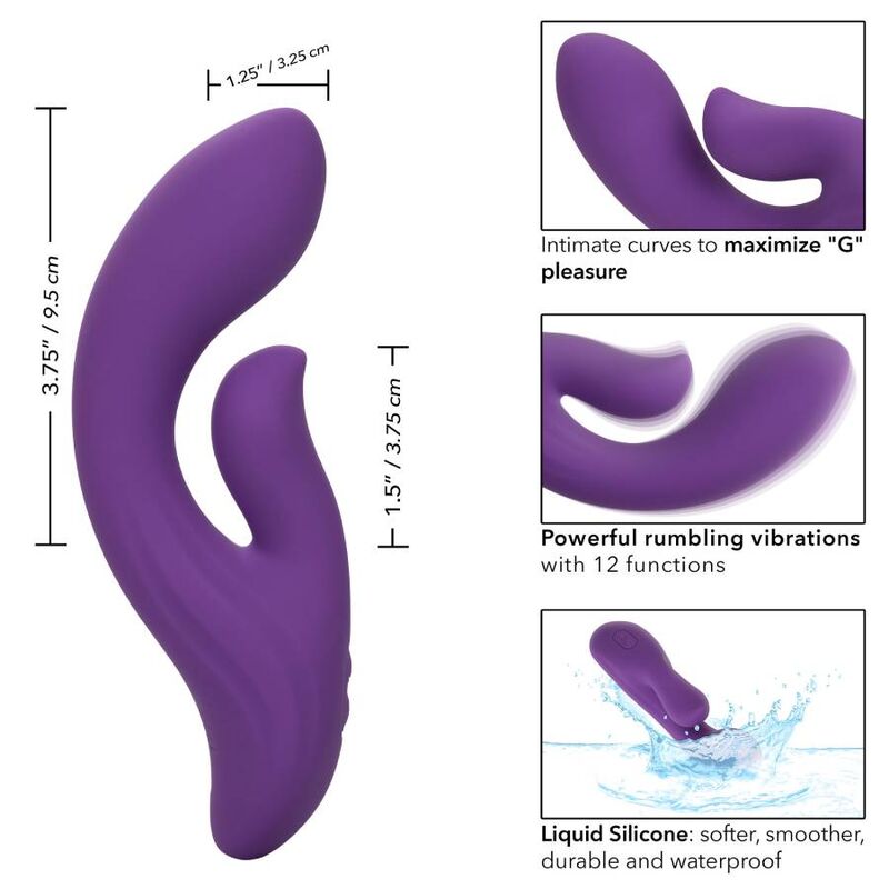 Calexotics-Stella Dual Pleaser Violet-Silicon, 12 Trepte 2 img 134348 20ce997163903bf56f6c643426c80bef 1