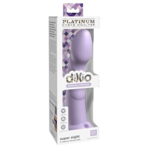 Dillio-Super Eight 20,32 cm Violet-Silicon, Ventuza - imagine 4