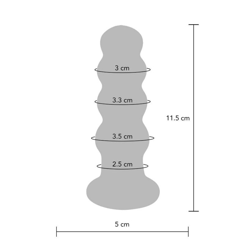 TOYJOY - Buttocks the Radiant Plug Anal din Sticlă cu Vibrații 7 img 134527 6001a8df51cfb4904f83305539df4eb7 1