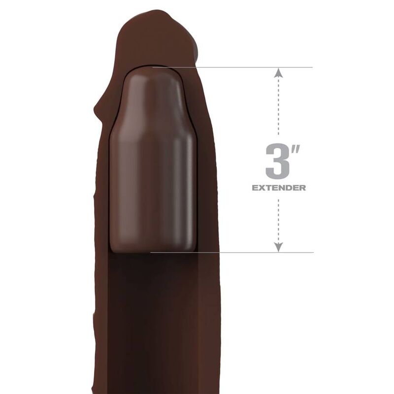 Fantasy X-tensions-Pipedreams Extensie cu Chingă, 17,78 cm 3 Fantasy X-tensions-Pipedreams Extensie cu Chingă, 17,78 cm · Inele & Mansoane Penis (imaginea 3)