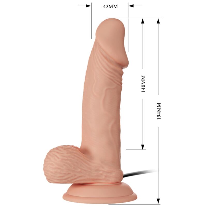 Baile-Întâlnire Frumoasă Zebulon Vibrație Dildo Realist 19.4 cm 7 img 134699 d760f223c92616f4bc925882ee53d885 1