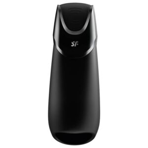 Satisfyer Men-Men Vibration+ Negru-Silicon, Reincarcabil, App, USB - imagine 4