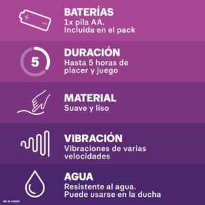 Durex Toys-Intense Orgasmic Pure Fantasy Vibrator-Waterproof - imagine 2