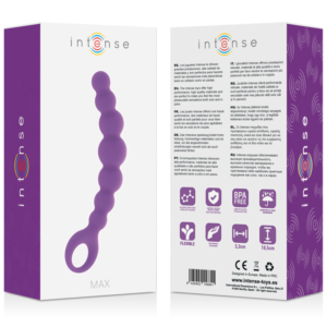 Intense Anal Toys-Anal Beads Max Liliac-Silicon 10 Intense Anal Toys-Anal Beads Max Liliac-Silicon - imagine 5