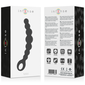 Intense Anal Toys-Biluțe Anale Max Negru-Silicon 10 Intense Anal Toys-Biluțe Anale Max Negru-Silicon - imagine 5